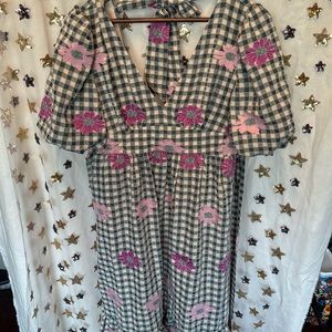 NWT Caara Gingham Dress